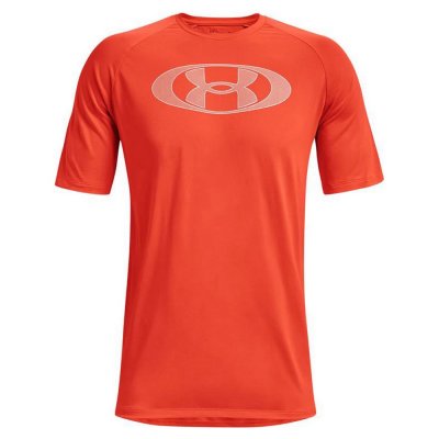 T-shirt med kortärm Herr Under Armour Tech 2.0 Orange (Storlek: XL)