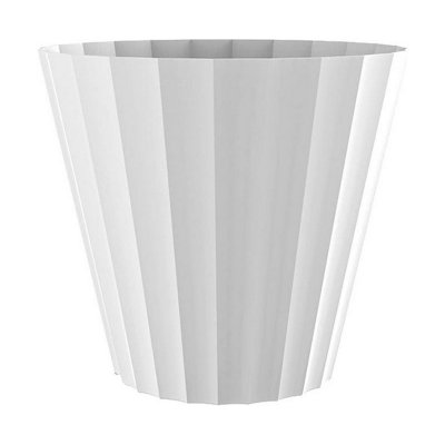Kruka Plastiken Vit polypropen (Ø 18 x 16 cm)
