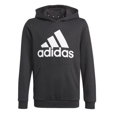 Tröja med huva Unisex Adidas B BL HD GN4027 Svart (Storlek: 128 cm)