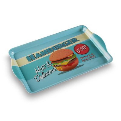 Bricka Versa Hamburger Plast (30,5 x 3,5 x 48,5 cm)