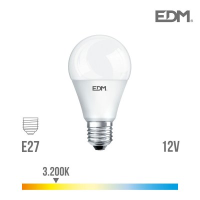 LED-lampa EDM E27 A+ 10 W 810 Lm (3200 K)