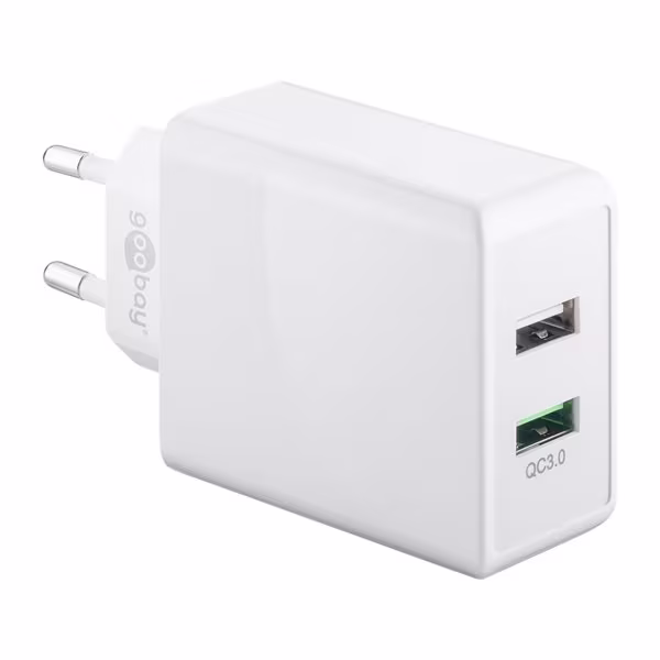 Goobay Dual USB-Ladddare QC3.0 28W