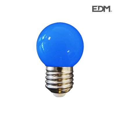 LED-lampa EDM Blå E27 A+ 1,5 W