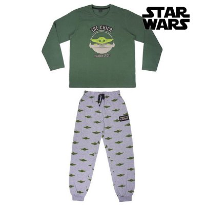 Pyjamas The Mandalorian Män Grön (Storlek: XXL)