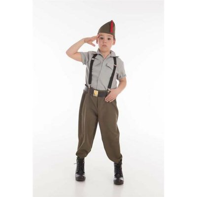 Maskeraddräkt för barn Legionärsoldat (Storlek: 5-7 år)