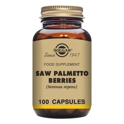 Såg Palmetto bär Extrakt Solgar (Antal: 60 Kapslar)