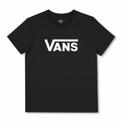 T-shirt med kortärm Dam Vans Drop V SS Crew-B Svart (Storlek: M)