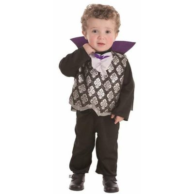Maskeraddräkt bebis Silvrig Vampyr (Storlek: 1-2 år)