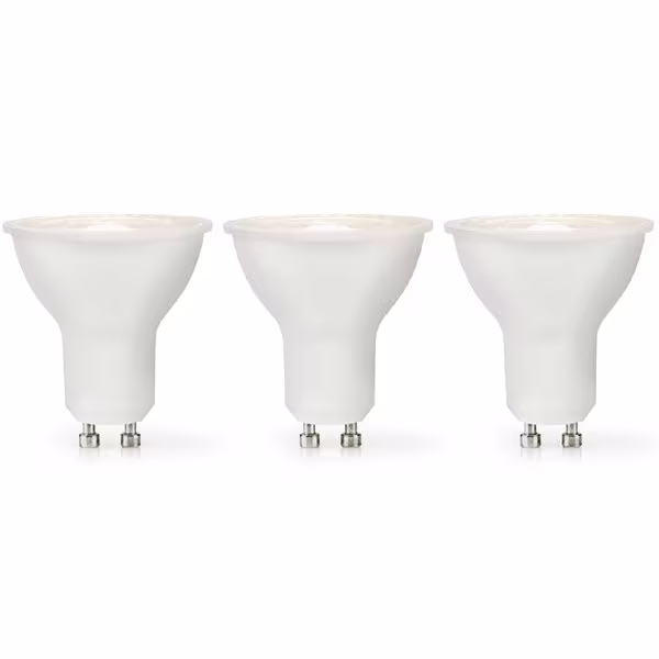 Nedis Dimbar LED-lampa Varmvit GU10, spot, 4.5W, 345lm, 2700K - 3-pack