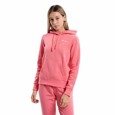 Tröja med huva Dam Champion Rosa (Storlek: M)
