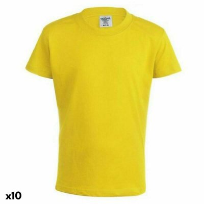 Barn T-shirt med kortärm 145874 (Färg: Guld, Storlek: XL)