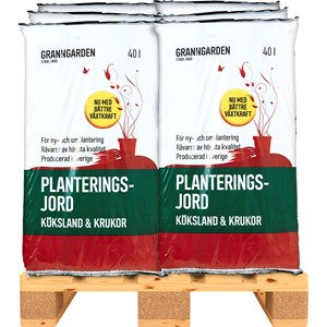Planteringsjord Granngården 2160 L Pall 54 säckar