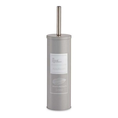 Toalettborste Natural Stål Plast (9,5 x 37,5 x 9,5 cm)
