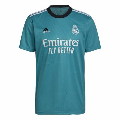 Kortärmad fotbollströja för herrar Adidas Real Madrid 3 (Storlek: S)