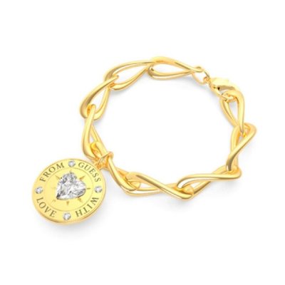 Damarmband Guess UBB70004-S Gyllene Stål (Storlek S)