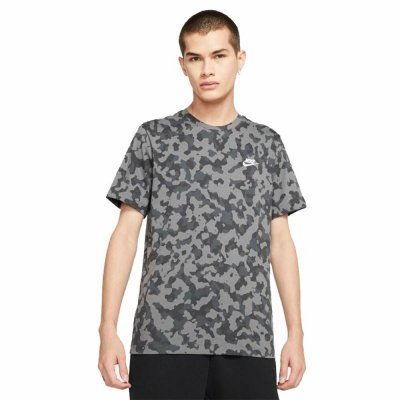 T-shirt med kortärm Herr Nike Sportswear Mörkgrå (Storlek: L)