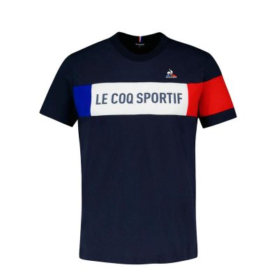 T-shirt med kortärm Herr TRI TEE SS Nº1 M SKY CAPTAIN Le coq sportif 2310010 Marinblå (Storlek: L)