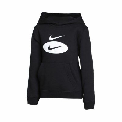 Tröja med huva Unisex CORE HBR PO HOODIE Nike DM8097 010 Svart (Storlek: 16 år)