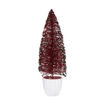 Julgran Medium Röd Blå Gyllene Plast (10 x 33 x 10 cm)