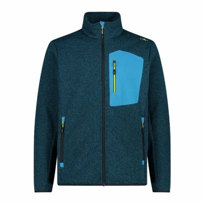 Tröja utan huva Herr Campagnolo Knit Tech Blå (Storlek: L)