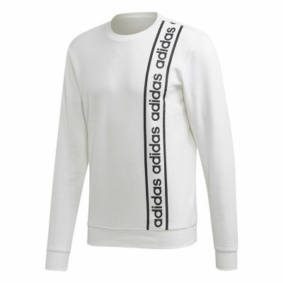 Tröja utan huva Herr Adidas The 90s Crew Vit (Storlek: 2XL)