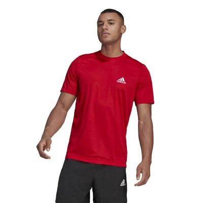 T-shirt Aeroready Designed To Move Adidas Designed To Move Röd (Storlek: 2XL)