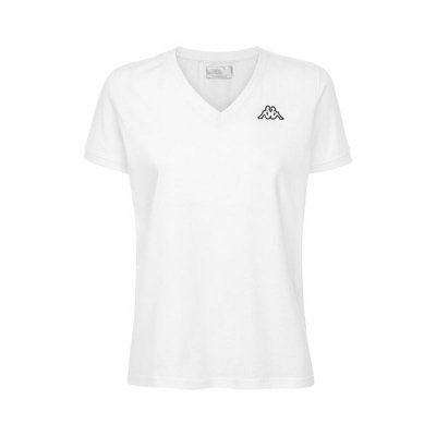 T-shirt Kappa Cabou Vit (Storlek: XS)