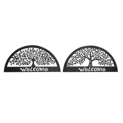 Väggdekoration DKD Home Decor Träd Metall (79 x 1 x 37 cm) (2 pcs)