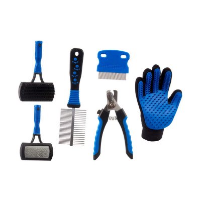 Hygienpaket Husdjur 6 Delar Blå/Svart