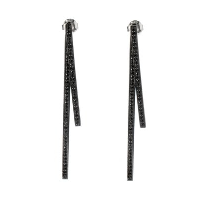 Dam örhängen Sif Jakobs E1036-BK-BK (6 cm)