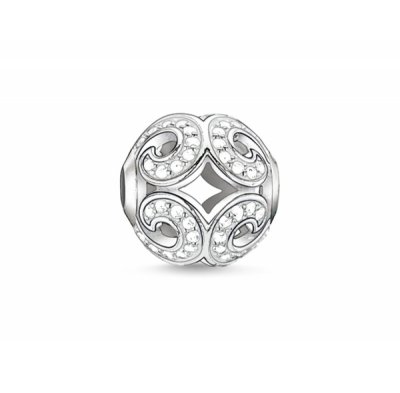 Dampärlor Thomas Sabo K0012-051-14 Vit (1,1 cm)