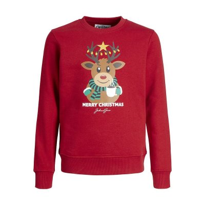 Tröja utan huva Barn JORTOON Jack & Jones 12222091 Röd (Storlek: 12 år)
