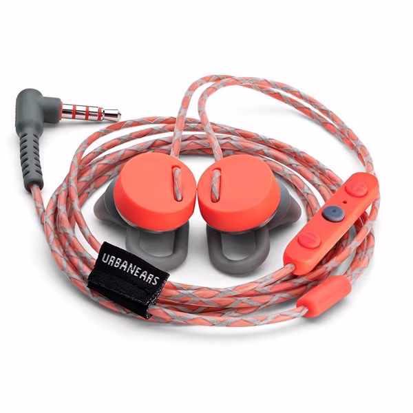 Urbanears Reimers Rush Earbuds - Röd/Orange