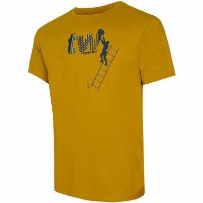 T-shirt med kortärm Herr Trangoworld Konak Gul (Storlek: M)