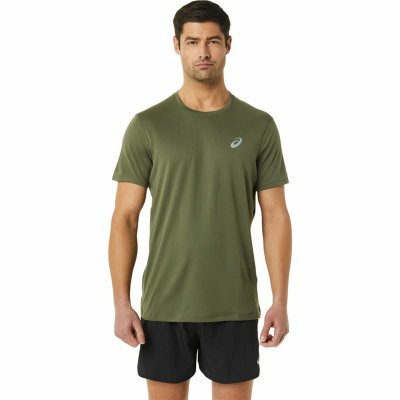 T-shirt med kortärm Herr Asics Core Ss Grön (Storlek: S)