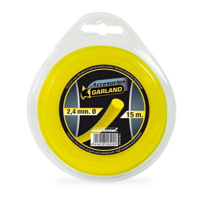 Tråd till trimmer Garland 71021r1524 Ø 2,4 mm Rund 15 m Nylon
