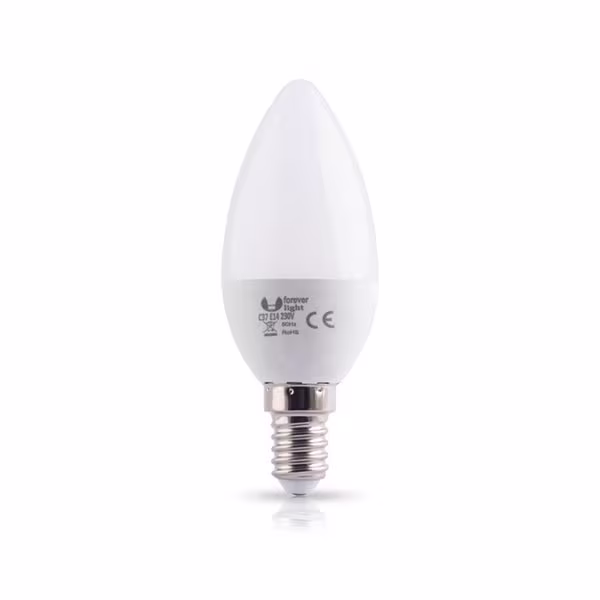 LED-Lampa E14 C37 6W 230V 3000K 480lm
