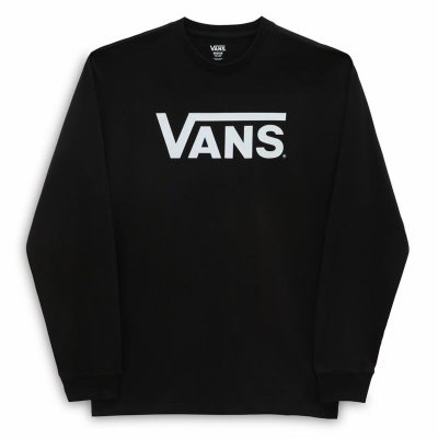 T-shirt med lång ärm Unisex Vans Classic Svart (Storlek: L)