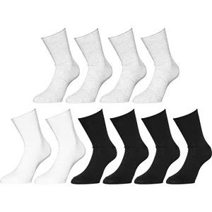 Damstrumpa Gard Svart/Vit/Grå 37/40 5-pack