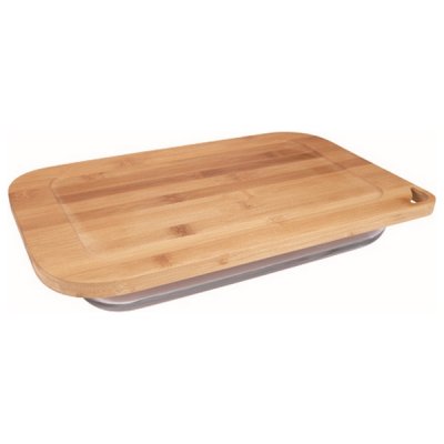 Bricka San Ignacio Glas Lock Brun Bambu 2,9 L (41 x 25,3 x 1,5 cm) (2 pcs)