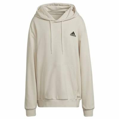 Tröja med huva Herr Adidas Essentials Feelcomfy Beige (Storlek: L)