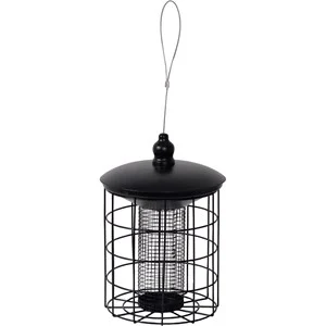 Fågelmatare Nelson Garden Protect Nöt Svart, 29 cm
