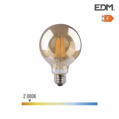 LED-lampa EDM 8 W E27 A+ 720 Lm (2000 K)
