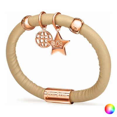 Damarmband Folli Follie 1B13T046R Läder (16 cm) (Färg: Violett)