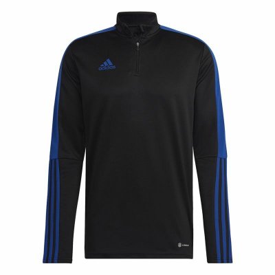 Tröja utan huva Herr Adidas Tiro Essential Svart (Storlek: XS)