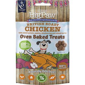 Hundgodis Little Big Paw Chicken, Potato, Apples, Blueberries & Herbs 130g