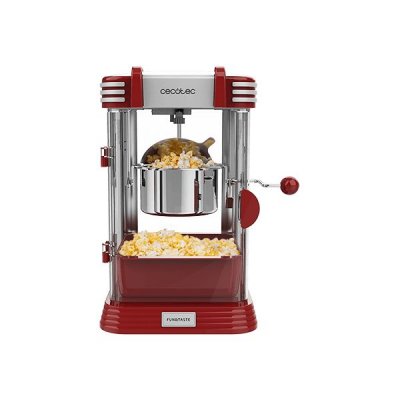 Popcornmaskin Cecotec Fun&Taste P'Corn Classic 500 ml 300W Röd Silvrig
