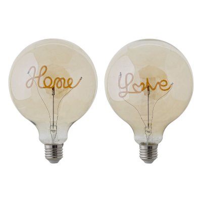 LED-lampa DKD Home Decor E27 Ambra 220 V 4 W 160 lm (12,5 x 12,5 x 17 cm)