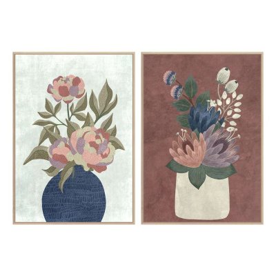 Tavla DKD Home Decor Vas (53 x 4,3 x 73 cm) (2 antal)