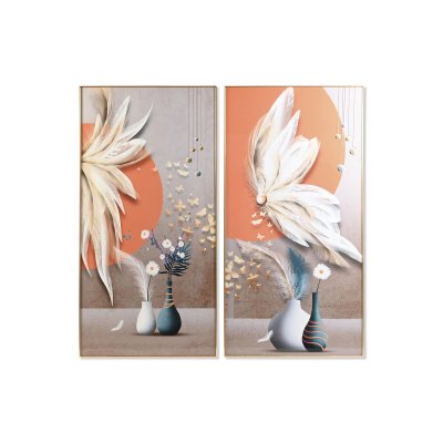 Tavla DKD Home Decor Vas (80 x 3 x 160 cm) (2 antal)